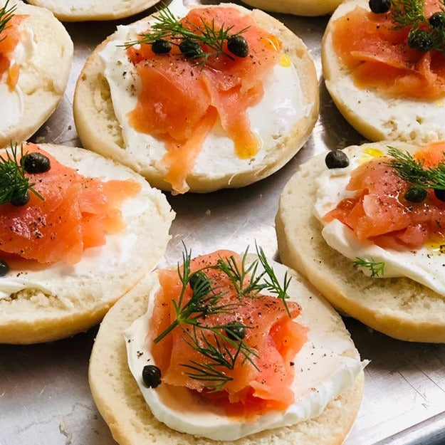 BAGELS WITH LOX